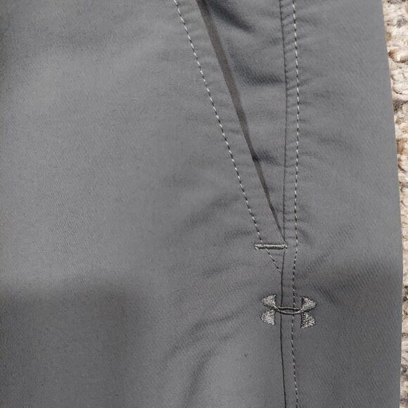 Under Armour Pants Mens 34x30 Gray Match Play Golf Tapered Leg - Picture 2 of 8